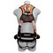 Frontline Combat Reflective Harness, M/L, 310 lbs, Trauma Straps Chest/ Tongue Leg Straps, Side D-Ring 100RCTB-ML - alternate 3